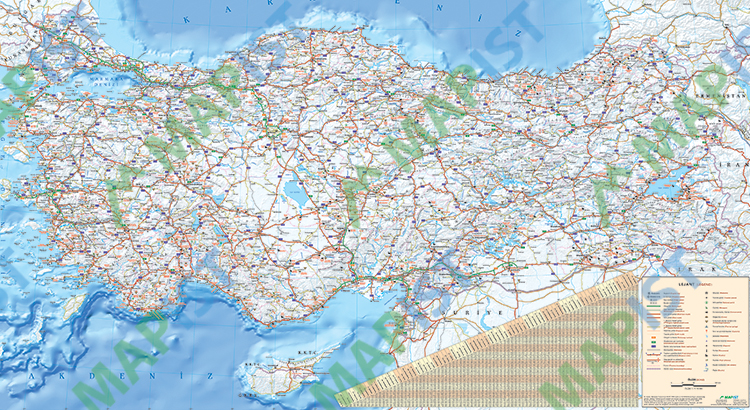 Türkiye Karayolları Haritası