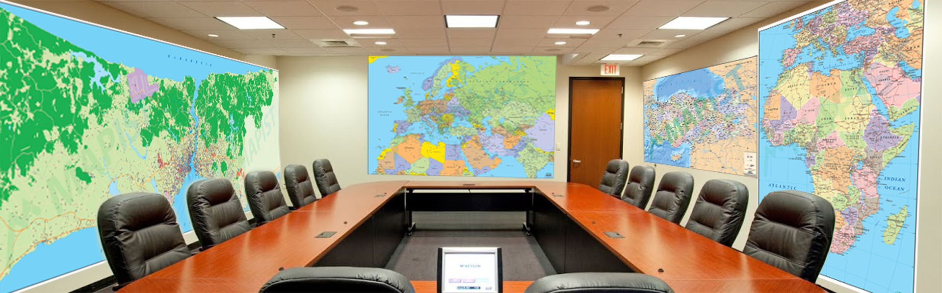 Toplantı Salonları İçin Haritalar